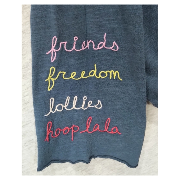 Stem Clothing Girls Bell Sleeve Oversize Top - Size 6 - Picture 3 of 4